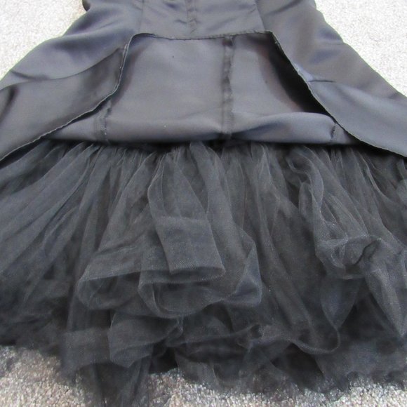 Urban Girl Nites Black Cocktail Party Dress - Above the Knee, Halter - Size 5-6 - Picture 8 of 9